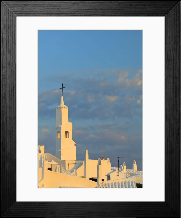 Framed Print : Spain, Balearic Islands, Menorca, Fishing Village of Binibequer Vell Framed Print : Spain, Balearic Islands, Menorca, Fishing Village of Binibequer Vell