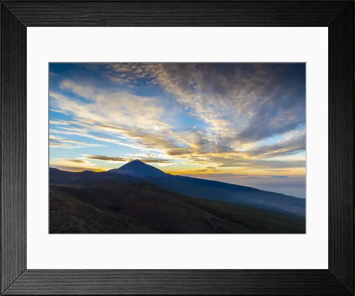 Framed Print : Mount Teide at Sunset, Tenerife, Canary Islands, Spain Framed Print : Mount Teide at Sunset, Tenerife, Canary Islands, Spain