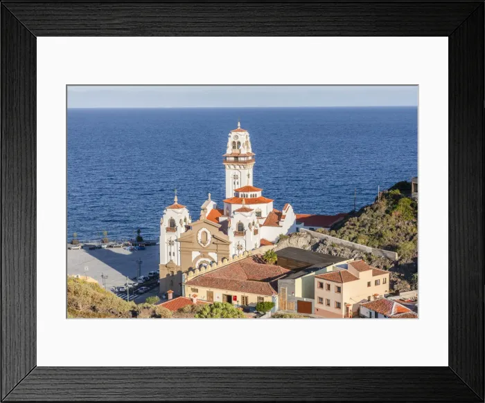 Framed Print : The Basilica of the Royal Marian Shrine of Our Lady of Candelaria, Candelaria, Tenerife
