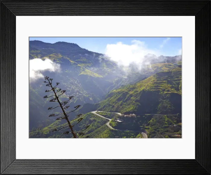 Framed Print : Mountain Region, Gran Canaria, Canary Islands, Spain, Atlantic Ocean, Europe