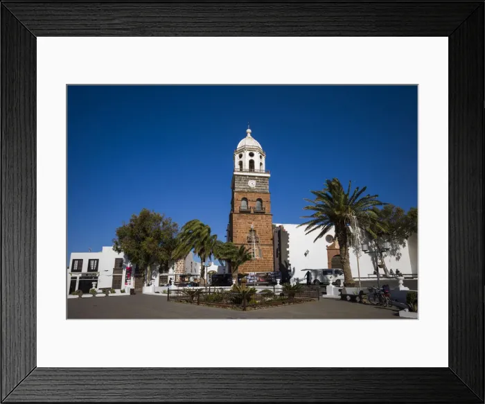 Framed Print : Spain, Canary Islands, Lanzarote, Teguise, Parroquia San Miguel church Framed Print : Spain, Canary Islands, Lanzarote, Teguise, Parroquia San Miguel church