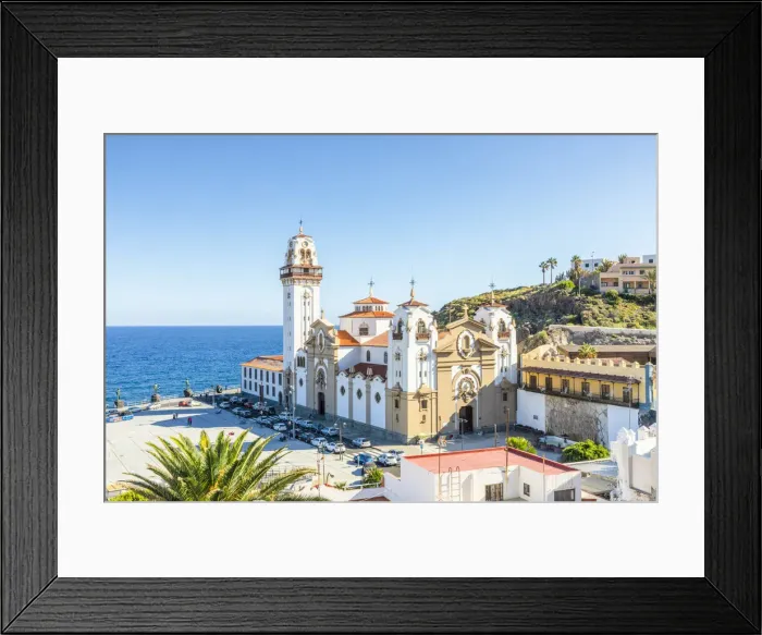 Framed Print : The Basilica of the Royal Marian Shrine of Our Lady of Candelaria, Candelaria, Tenerife