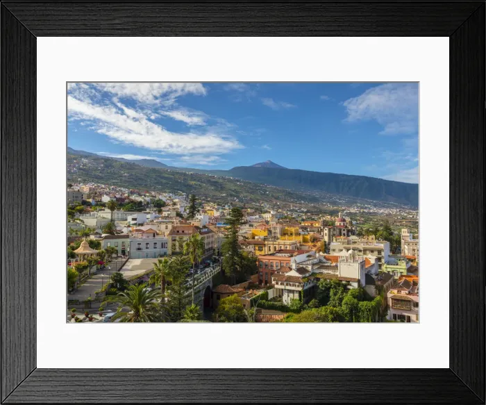 Framed Print : View over La Orotava towards Mount Teide, Tenerife, Canary Islands, Spain Framed Print : View over La Orotava towards Mount Teide, Tenerife, Canary Islands, Spain