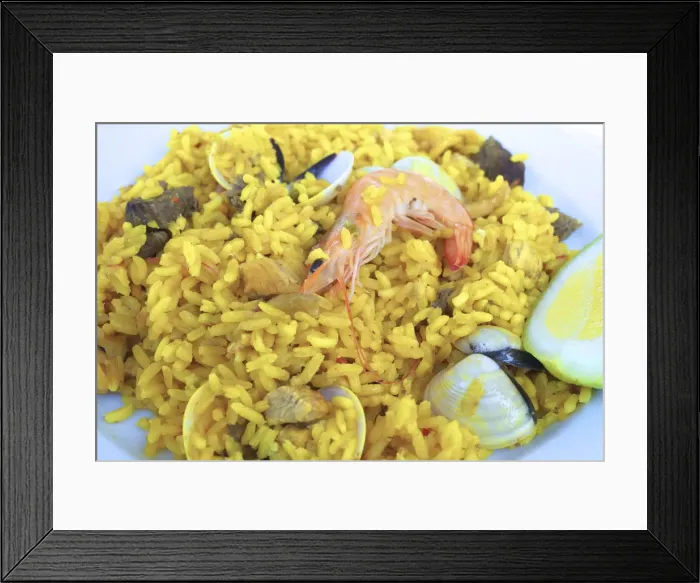 Framed Print : Paella, Las Palmas de Gran Canaria, Gran Canaria, Canary Islands, Spain, Atlantic Ocean