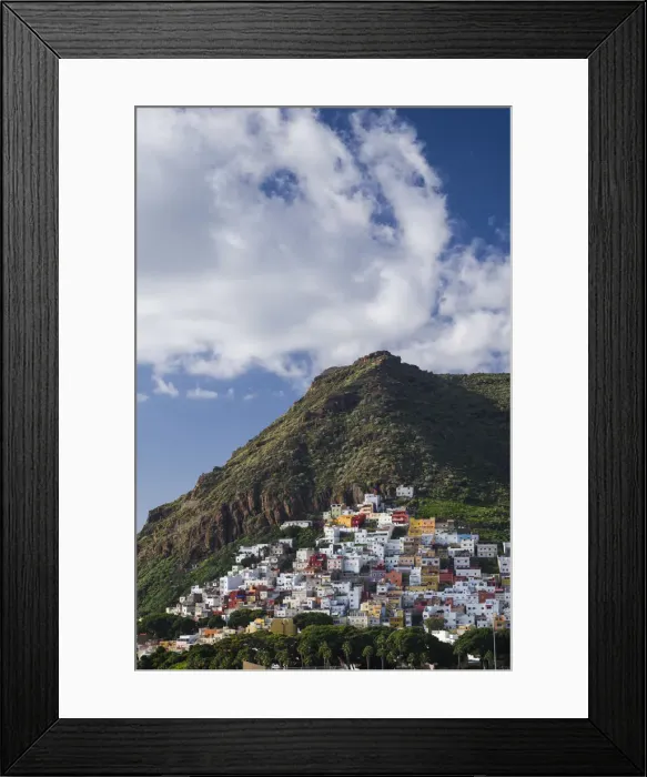 Framed Print : Spain, Canary Islands, Tenerife, San Andres, elevated view Framed Print : Spain, Canary Islands, Tenerife, San Andres, elevated view