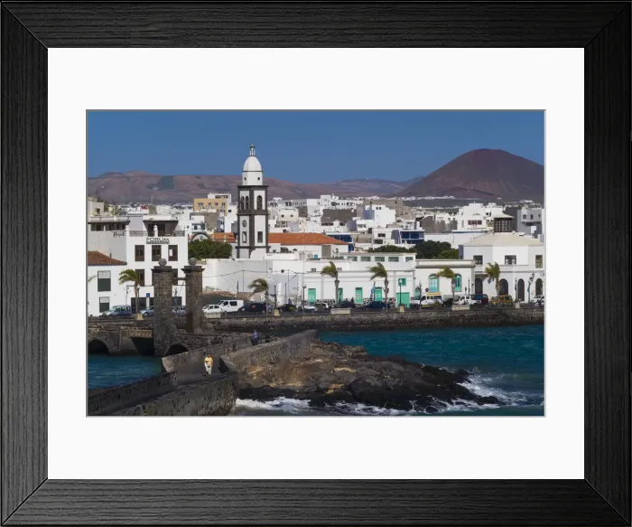 Framed Print : Spain, Canary Islands, Lanzarote, Arecife, Puente de Las Bolas bridge Framed Print : Spain, Canary Islands, Lanzarote, Arecife, Puente de Las Bolas bridge