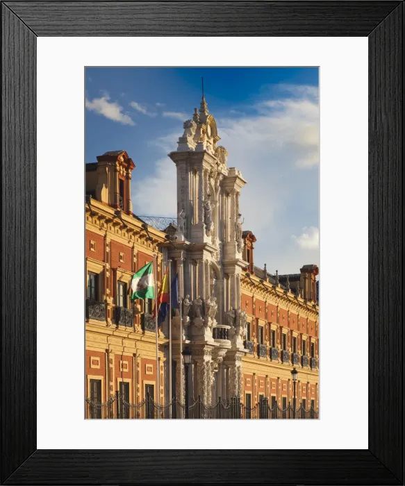 Framed Print : Spain, Andalucia Region, Seville Province, Seville, Palacio San Telmo palace Framed Print : Spain, Andalucia Region, Seville Province, Seville, Palacio San Telmo palace