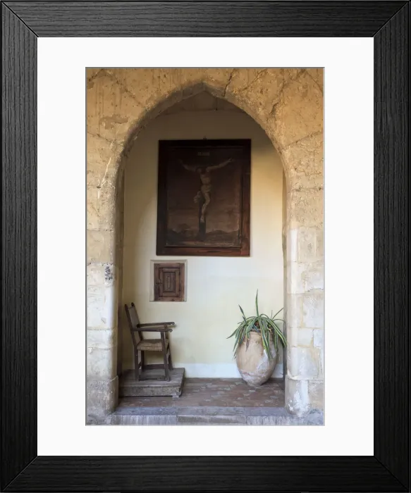 Framed Print : Spain, Andalucia, Granada, San Jeronimo Monastery, cloister Framed Print : Spain, Andalucia, Granada, San Jeronimo Monastery, cloister