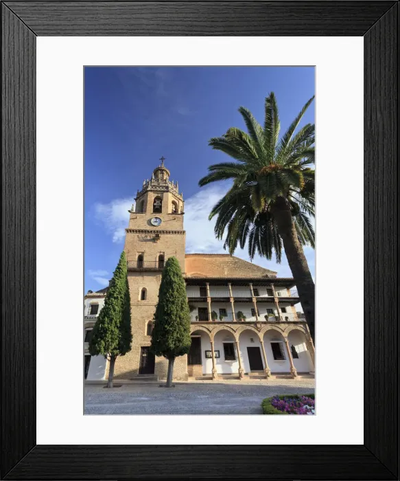Framed Print : Spain, Andalucia, Ronda, Collegiate Church of S. Maria de la Encarnacion mayor Framed Print : Spain, Andalucia, Ronda, Collegiate Church of S. Maria de la Encarnacion mayor