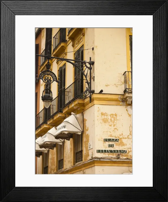 Framed Print : Spain, Andalucia Region, Malaga Province, Malaga, building detail Framed Print : Spain, Andalucia Region, Malaga Province, Malaga, building detail