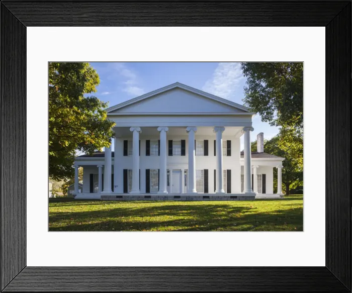 Framed Print : USA, New York, Finger Lakes Region, Geneva, Rose Hill Mansion, historic home, 1839 Framed Print : USA, New York, Finger Lakes Region, Geneva, Rose Hill Mansion, historic home, 1839