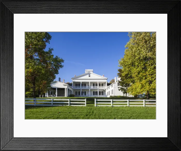 Framed Print : USA, New York, Finger Lakes Region, Geneva, Rose Hill Mansion, historic home, 1839 Framed Print : USA, New York, Finger Lakes Region, Geneva, Rose Hill Mansion, historic home, 1839
