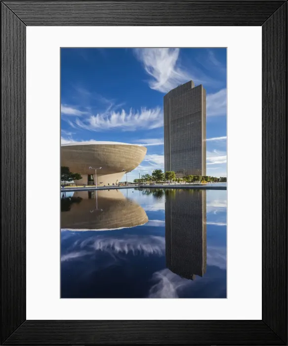 Framed Print : USA, New York, Hudson Valley, Albany, New York State Capitol, Rockefeller Empire State
