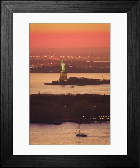 Framed Print : USA, New York City, Statue of Liberty National Monument