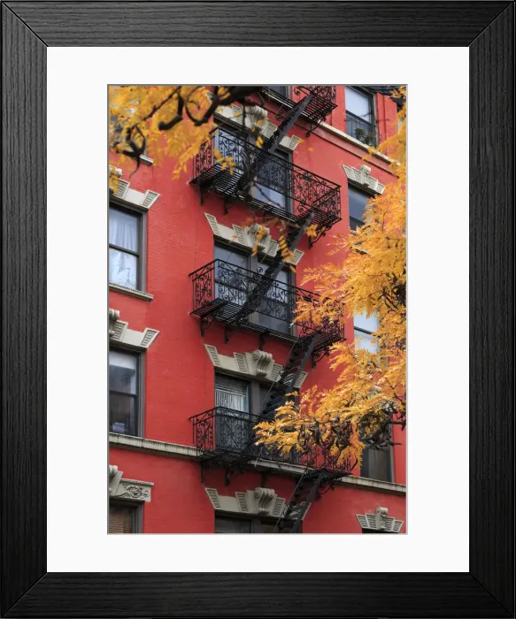 Framed Print : USA, New York City, Manhattan, Lower East Side Framed Print : USA, New York City, Manhattan, Lower East Side