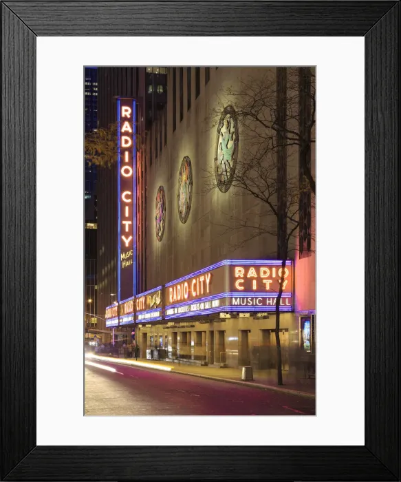 Framed Print : USA, New York City, Midtown Manhattan, Rockefeller Center, Radio City Music Hall Framed Print : USA, New York City, Midtown Manhattan, Rockefeller Center, Radio City Music Hall