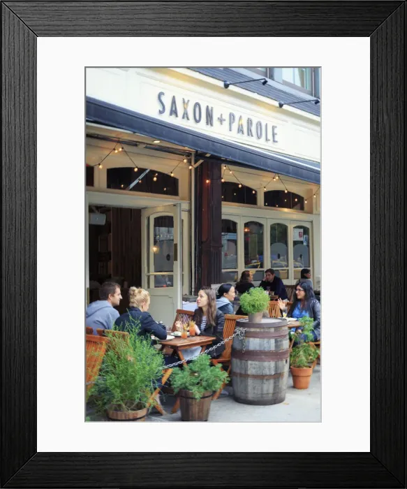 Framed Print : USA, New York City, Manhattan, Lower East Side Framed Print : USA, New York City, Manhattan, Lower East Side