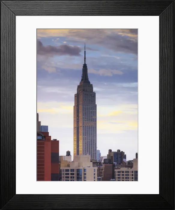 Framed Print : USA, New York, New York City, Manhattan, Empire State Building Framed Print : USA, New York, New York City, Manhattan, Empire State Building