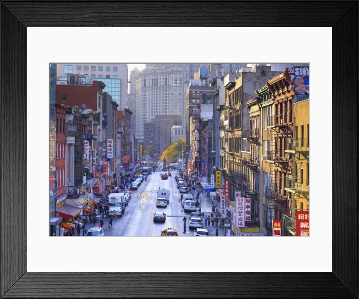 Framed Print : USA, New York, New York City, Manhattan, Chinatown Framed Print : USA, New York, New York City, Manhattan, Chinatown