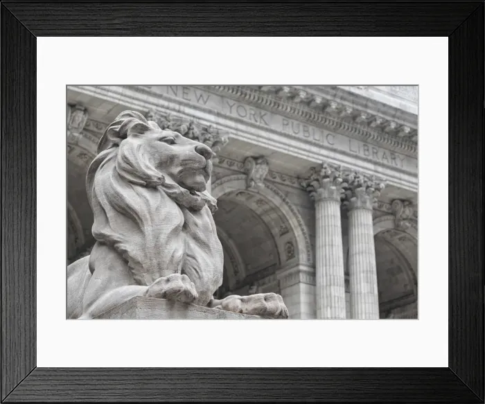 Framed Print : USA, New York, New York City, Manhattan, National Public Library Framed Print : USA, New York, New York City, Manhattan, National Public Library