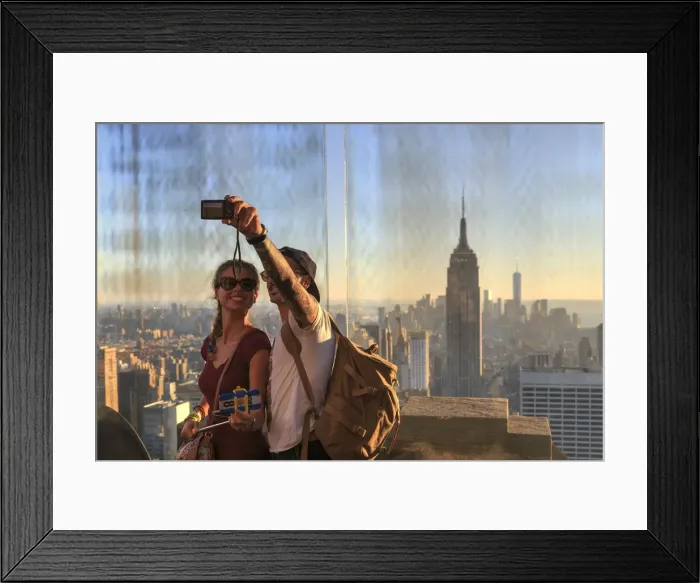 Framed Print : USA, New York, New York City, Manhattan, Top of the Rock Observatory Framed Print : USA, New York, New York City, Manhattan, Top of the Rock Observatory