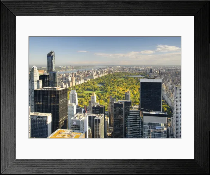 Framed Print : USA, New York, Manhattan, Top of the Rock Observatory, Central Park Framed Print : USA, New York, Manhattan, Top of the Rock Observatory, Central Park
