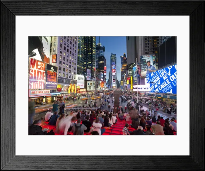 Framed Print : USA, New York City, Manhattan, Times Square Framed Print : USA, New York City, Manhattan, Times Square