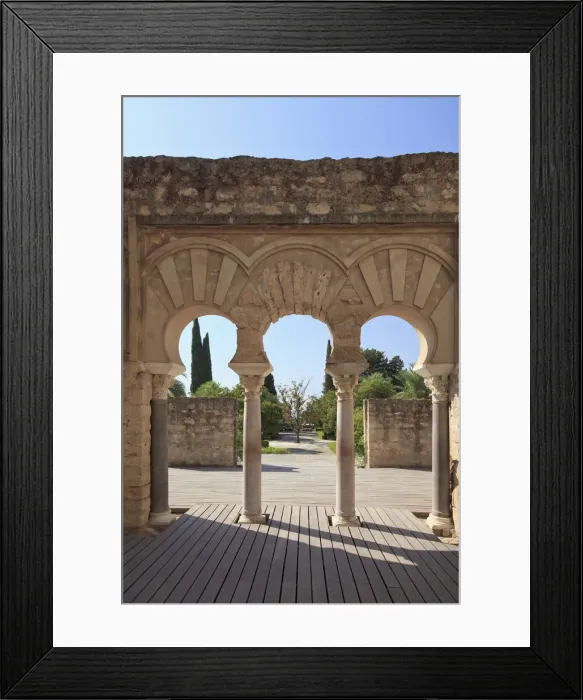 Framed Print : Spain, Andalucia, Cordoba, Madinat al Zahra archeological site, Palace City Framed Print : Spain, Andalucia, Cordoba, Madinat al Zahra archeological site, Palace City