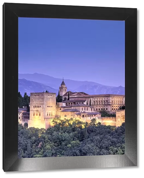 Spain, Andalucia, Granada, Alhambra Palace Complex (UNESCO Site)