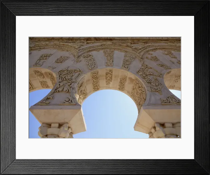 Framed Print : Spain, Andalucia, Cordoba, Madinat al Zahra archeological site, Palace City Framed Print : Spain, Andalucia, Cordoba, Madinat al Zahra archeological site, Palace City
