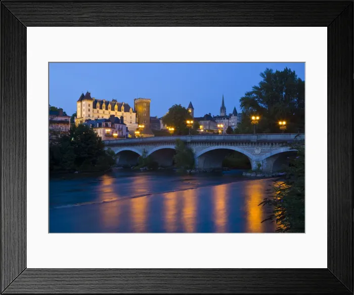 Framed Print : Chateau de Pau, Pau, Pyrenees-Atlantiques, Aquitaine, France