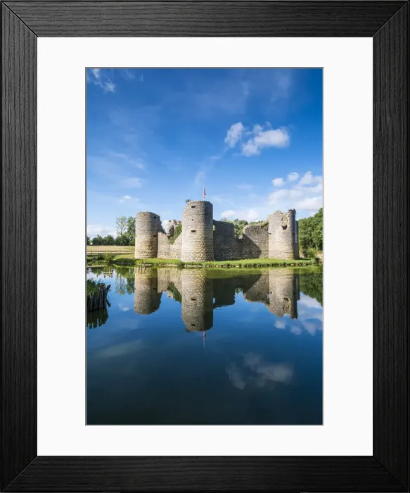 Framed Print : Chateau de Commequiers, Commequiers, Vendee, France
