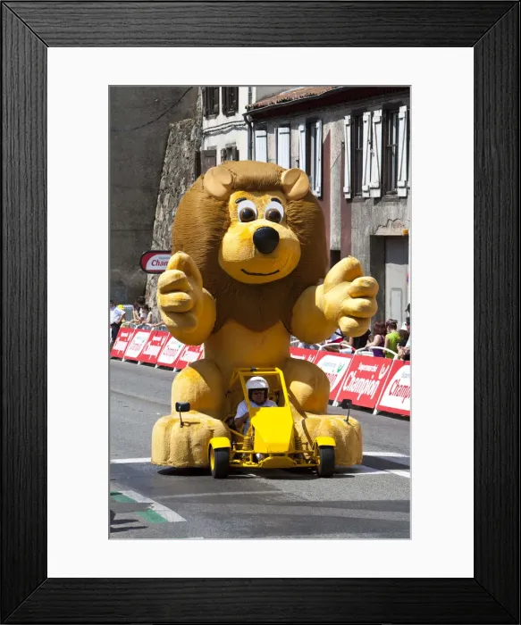 Framed Print : Le Tour de France, Foix, Ariege, Midi-Pyrenees, France Framed Print : Le Tour de France, Foix, Ariege, Midi-Pyrenees, France