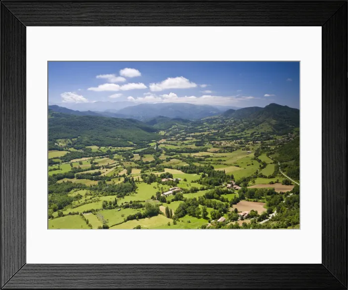 Framed Print : Landscape near Roquefixade, Ariege, Midi-Pyrenees, France Framed Print : Landscape near Roquefixade, Ariege, Midi-Pyrenees, France
