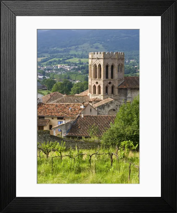 Framed Print : Cathedral St-Lizier, Ariege, Midi-Pyrenees, France Framed Print : Cathedral St-Lizier, Ariege, Midi-Pyrenees, France