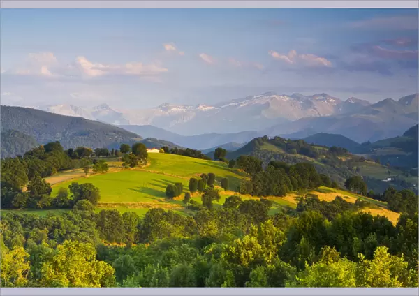 Landscape near St-Lizier, Ariege, Midi-Pyrenees, France