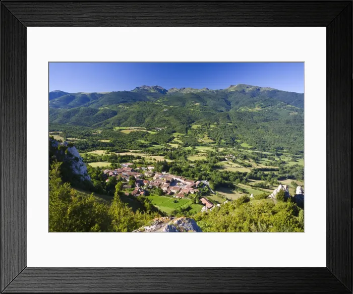 Framed Print : Roquefixade, Ariege, Midi-Pyrenees, France Framed Print : Roquefixade, Ariege, Midi-Pyrenees, France