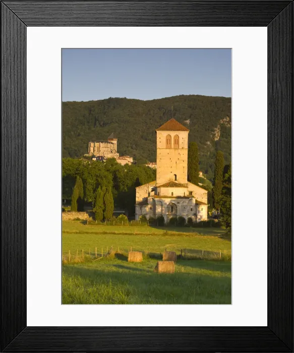 Framed Print : St Just De Valcabrere Church & St Bertrand De Comminges, Haute-Garonne, Midi-Pyrenees Framed Print : St Just De Valcabrere Church & St Bertrand De Comminges, Haute-Garonne, Midi-Pyrenees