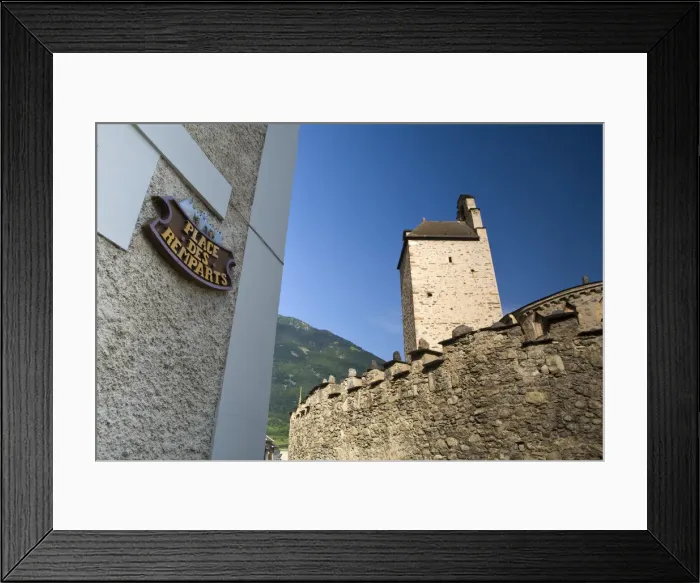Framed Print : St Andres Fortified Church, Luz-Saint-Sauveur, Midi-Pyrenees, France Framed Print : St Andres Fortified Church, Luz-Saint-Sauveur, Midi-Pyrenees, France