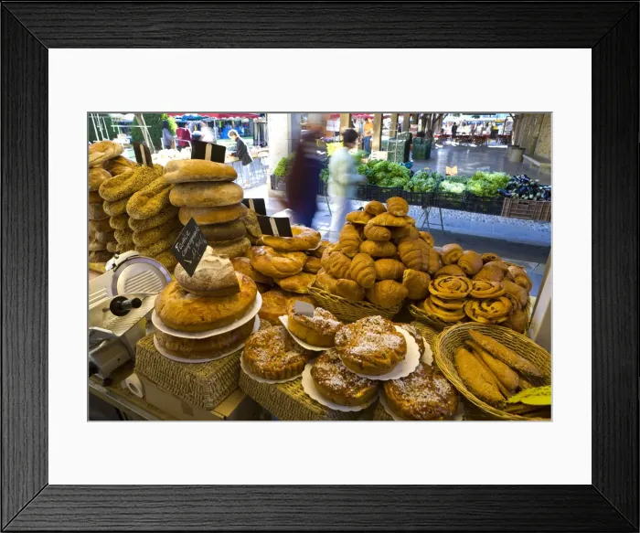 Framed Print : Local Produce at Market Day, Mirepoix, Ariege, Midi-Pyrenees, France Framed Print : Local Produce at Market Day, Mirepoix, Ariege, Midi-Pyrenees, France