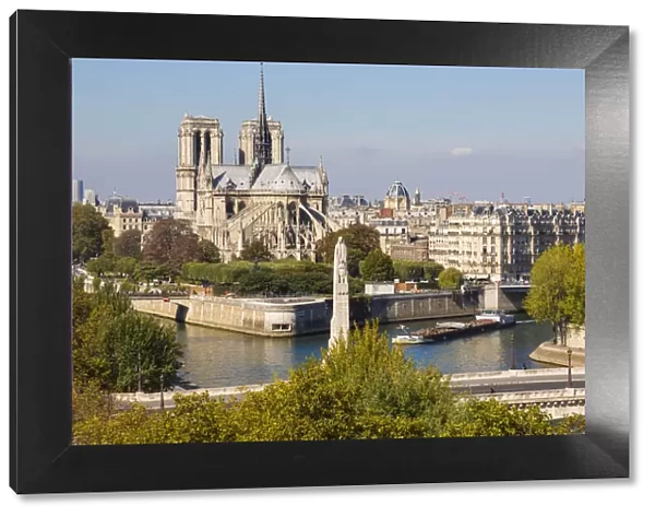 Notre Dame and River Seine, Paris, France