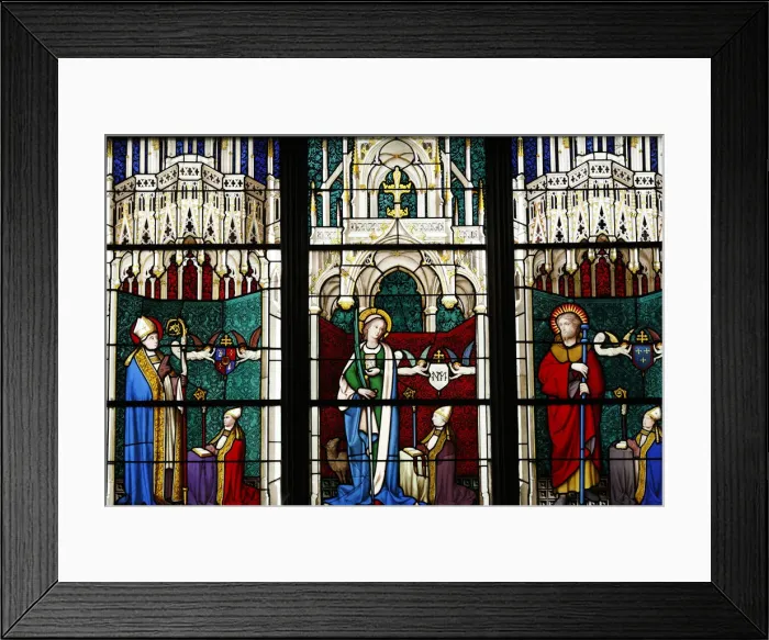 Framed Print : Stained Glass Window, Bourges Cathedral, UNESCO World Heritage Site, Bourges, Centre Framed Print : Stained Glass Window, Bourges Cathedral, UNESCO World Heritage Site, Bourges, Centre