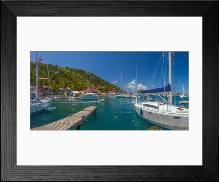 Framed Print : Caribbean, British Virgin Islands, Tortola, Sopers Hole Framed Print : Caribbean, British Virgin Islands, Tortola, Sopers Hole