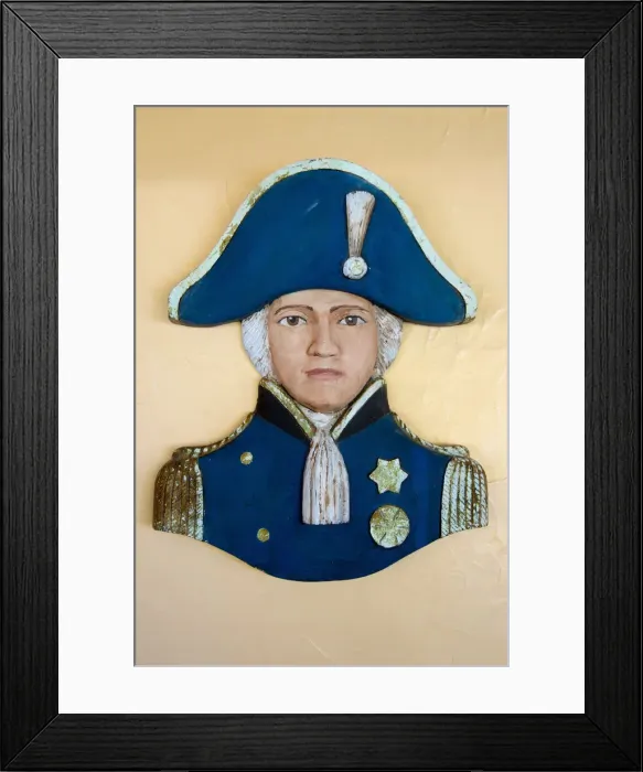 Framed Print : Caribbean, British Virgin Islands, Tortola, Sopers Hole, Nelson bust Framed Print : Caribbean, British Virgin Islands, Tortola, Sopers Hole, Nelson bust