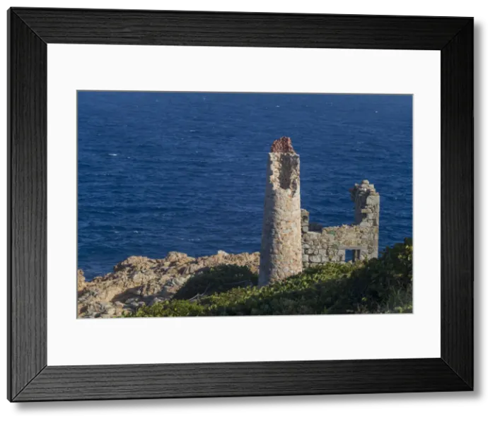 Framed Print : British Virgin Islands, Virgin Gorda, Copper Mine Bay, Copper Mine Ruins Framed Print : British Virgin Islands, Virgin Gorda, Copper Mine Bay, Copper Mine Ruins
