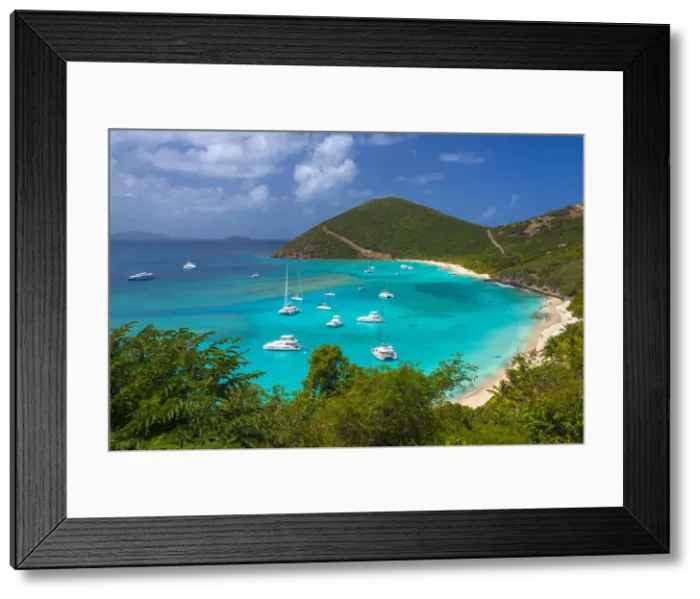 Framed Print : Caribbean, British Virgin Islands, Jost Van Dyke, White Bay Framed Print : Caribbean, British Virgin Islands, Jost Van Dyke, White Bay