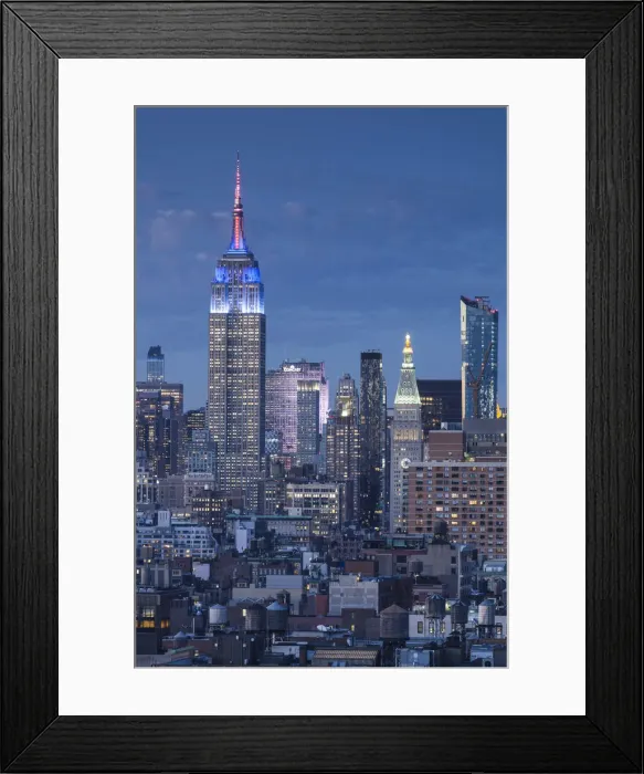 Framed Print : USA, New York, New York City, Lower Manhattan, Mid-town Manhattan skyline, elevated view Framed Print : USA, New York, New York City, Lower Manhattan, Mid-town Manhattan skyline, elevated view