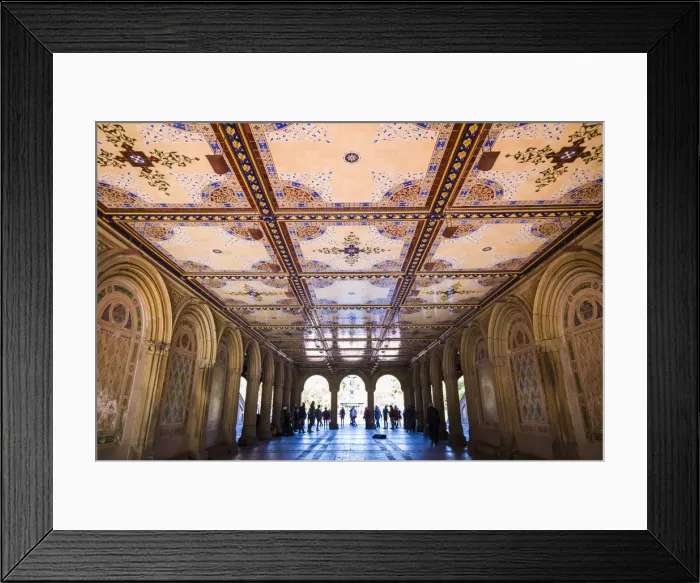 Framed Print : USA, New York, New York City, Central Park, Bethesda Terrace Framed Print : USA, New York, New York City, Central Park, Bethesda Terrace