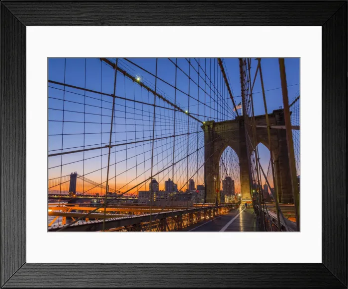 Framed Print : USA, New York, Brooklyn Bridge Framed Print : USA, New York, Brooklyn Bridge