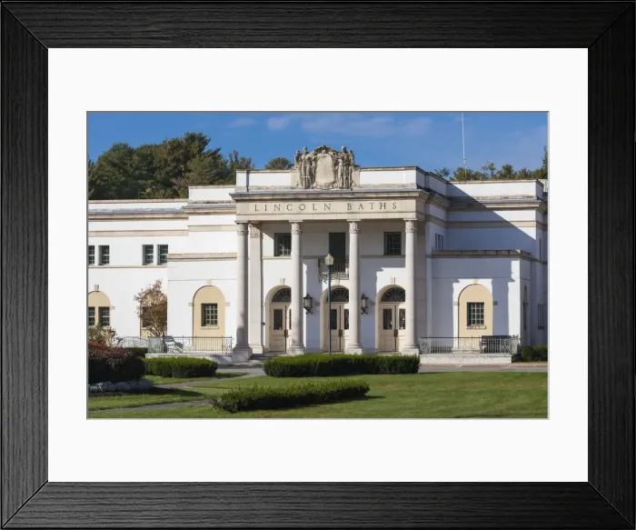 Framed Print : USA, New York, Hudson Valley, Saratoga Springs, Saratoga Spa State Park, Lincoln Baths Framed Print : USA, New York, Hudson Valley, Saratoga Springs, Saratoga Spa State Park, Lincoln Baths